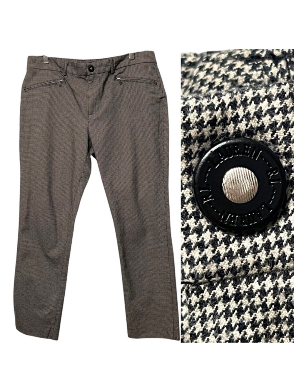LAUREN RALPH LAUREN Houndstooth Pants 12